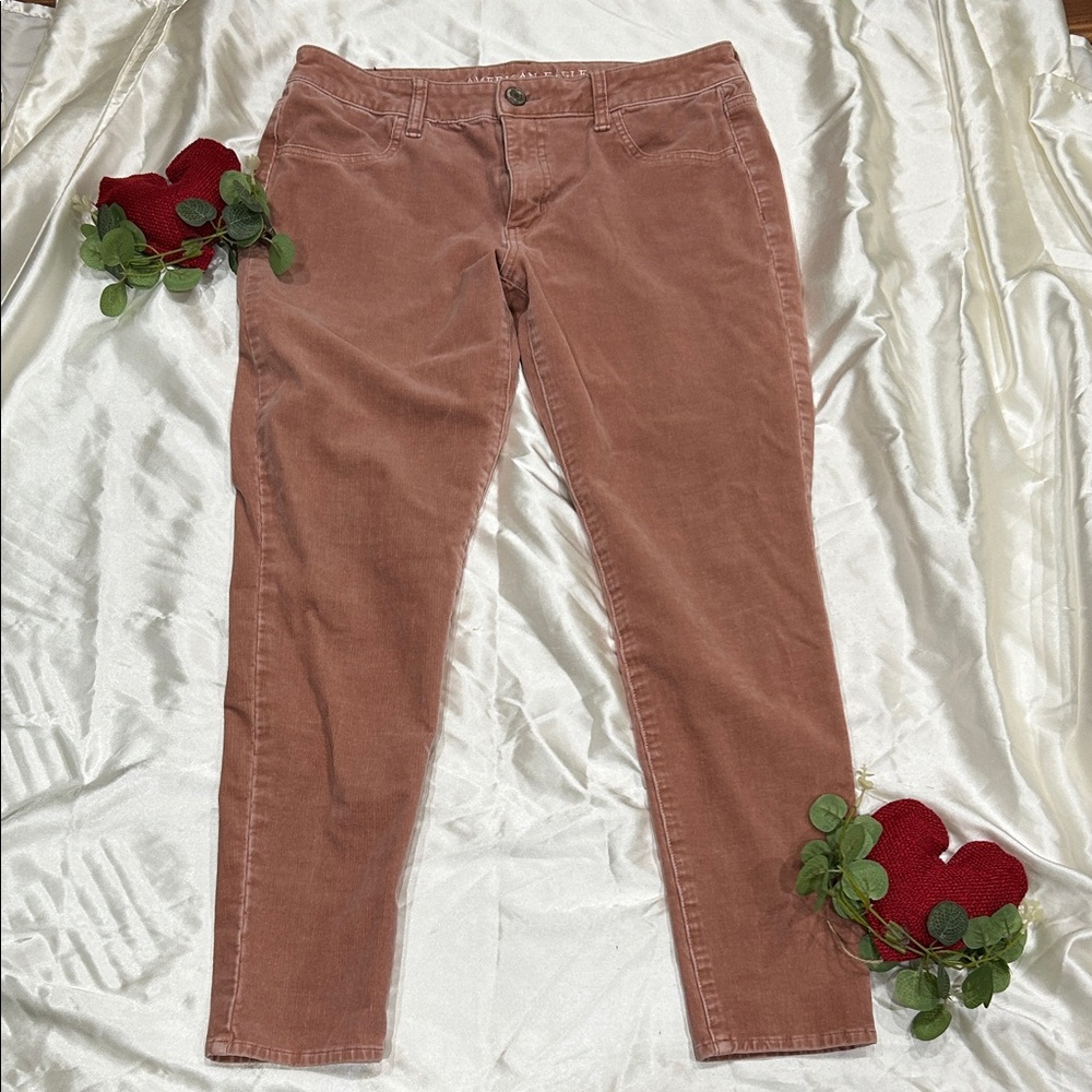 American Eagle Outfitters Women's Tan Straight Leg Jeans